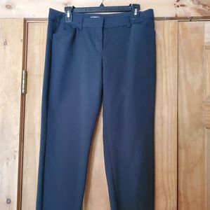 Express ankle length black dress pants